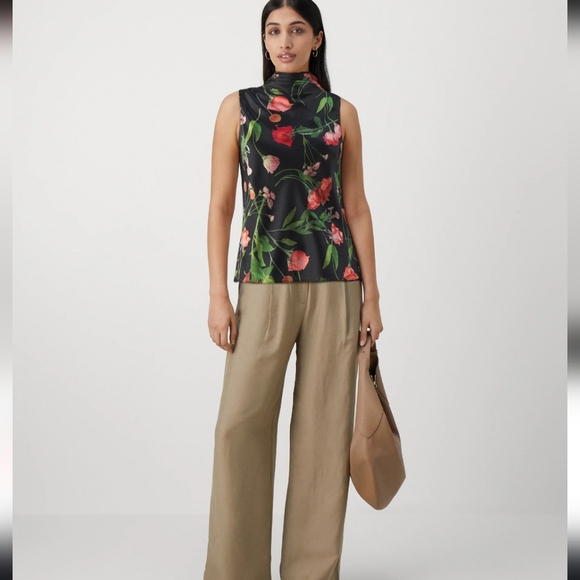 Ted Baker London  Women's Floral Black Top - Picture 2 of 12
